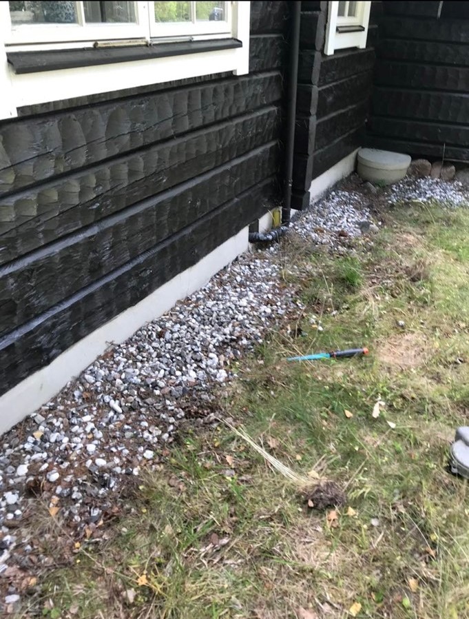 Trädgårdsarbete före