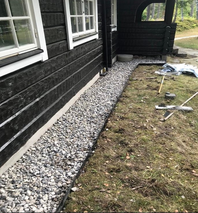 Trädgårdsarbete efter