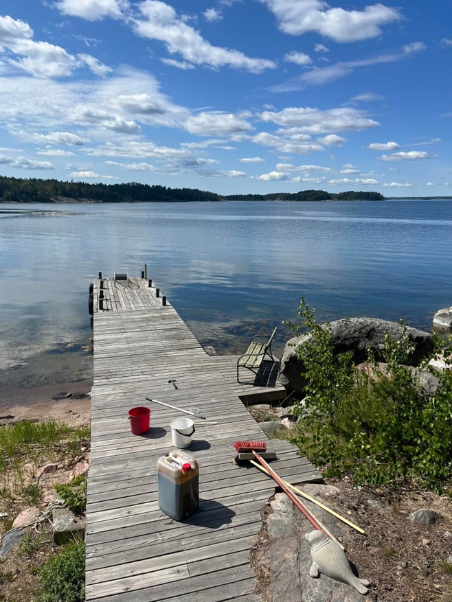 Trädgårdsskötsel efter