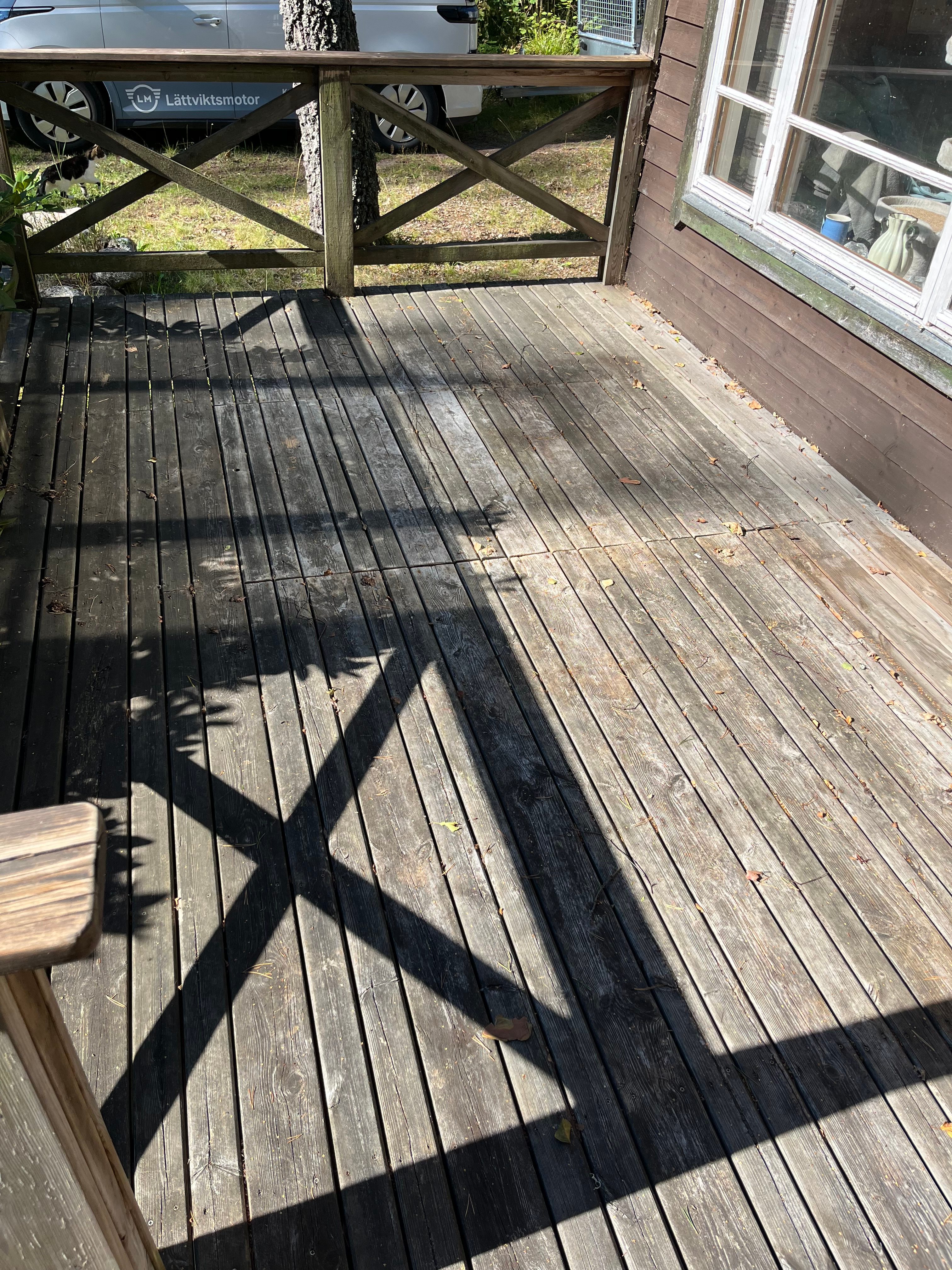 Altan före renovering